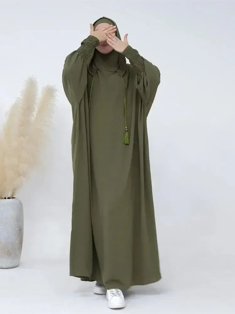 Abaya à capuche