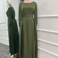 Abaya simple satin