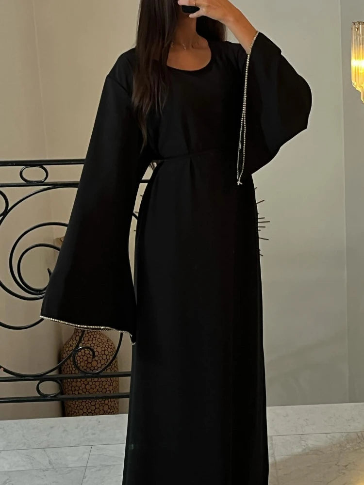 Abaya dubai noir