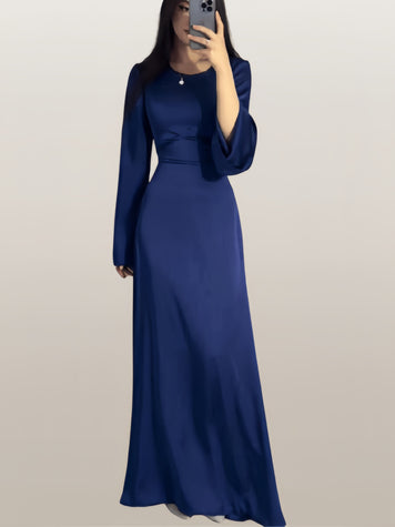 abaya Robe_de_fete bleu