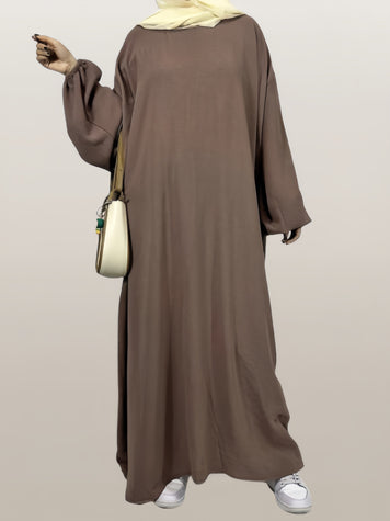 Abaya droite ample