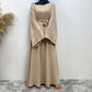 abaya dubai beige