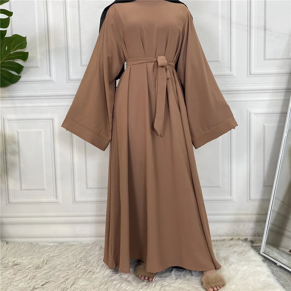 abaya dubai marron