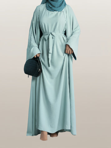 Ensemble abaya cintrée